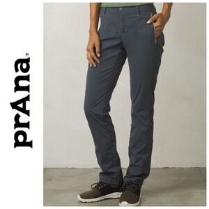 Prana Aria Pant Roll Up Convertible Utility Outdoor Hiking Coal Grey 12